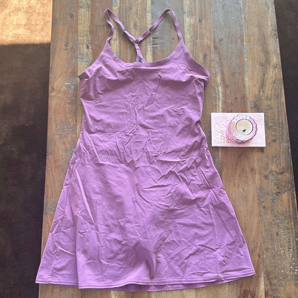 Purple Outdoor Voices lined athletic dress